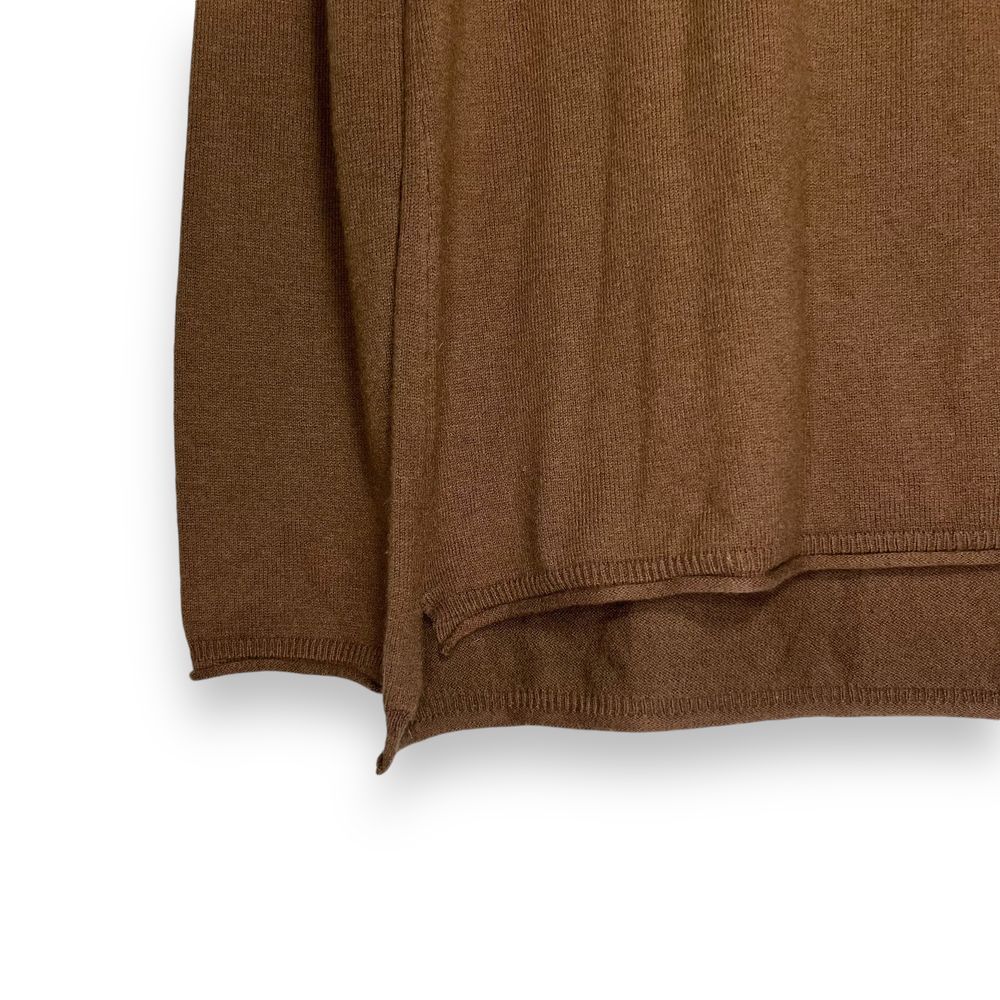 Lucky Brand Wool‎ Blend Ombré Sweater Fine Quality Brown Cream Women's Small - Picture 4 of 7